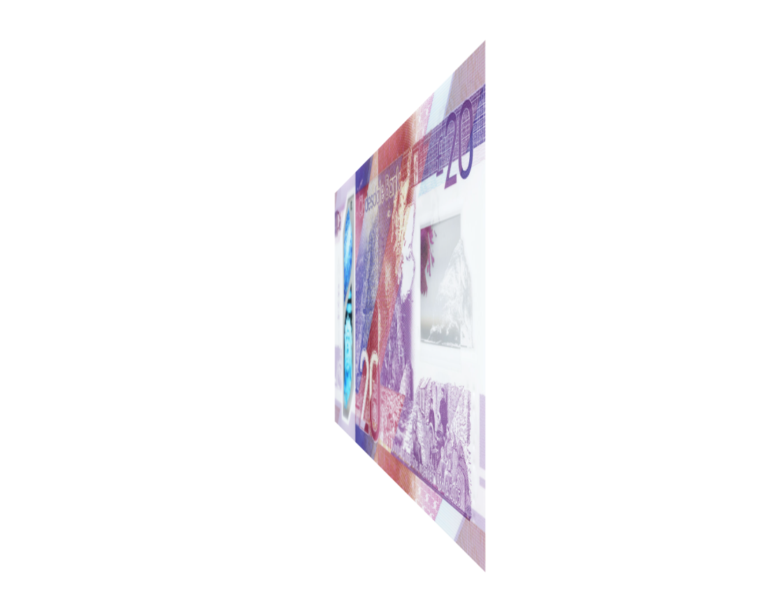 Bank note frame 27